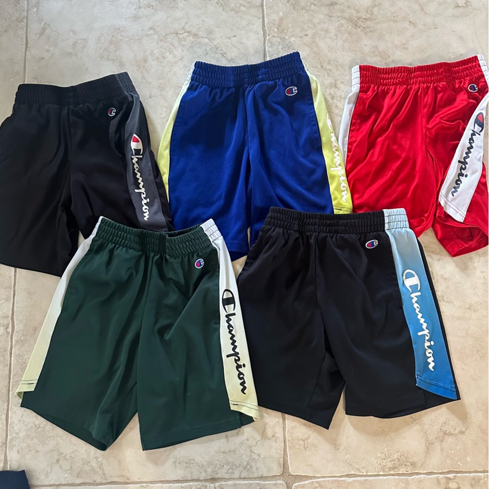 Champion - 5 pair of boys shorts (small)